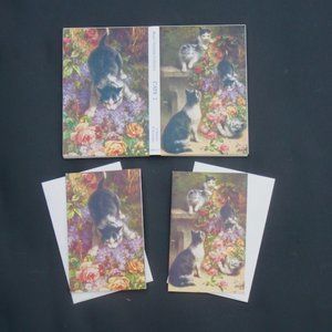 Cats Note Cards (10) New Blank Inside